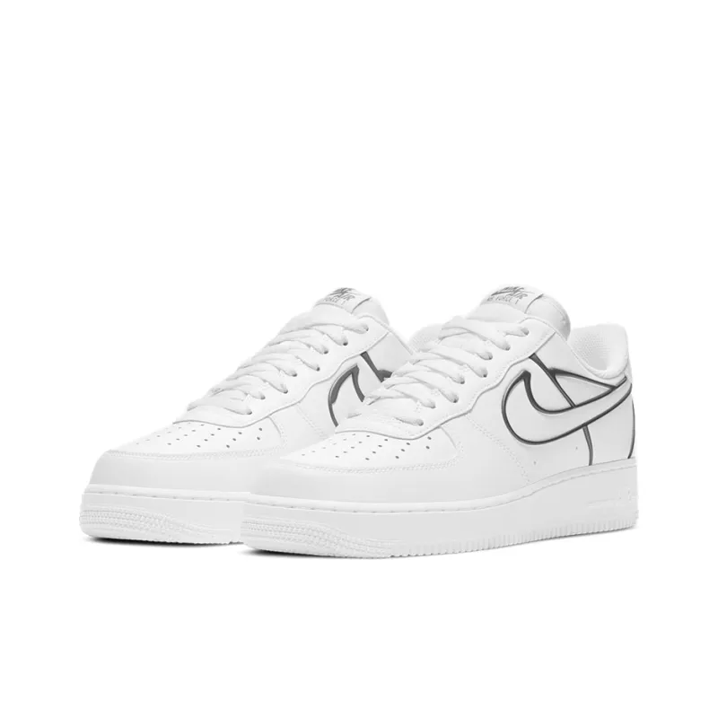 Nike Air Force 1 Low White Metallic Pewter-2