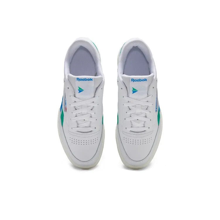 Reebok Club C Revenge Running Shoes White/Green/Blue-4