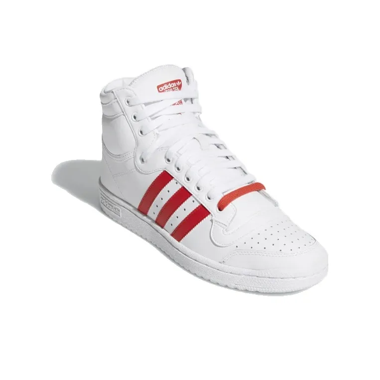 Adidas Top Ten Hi Cloud White Lush Red-2