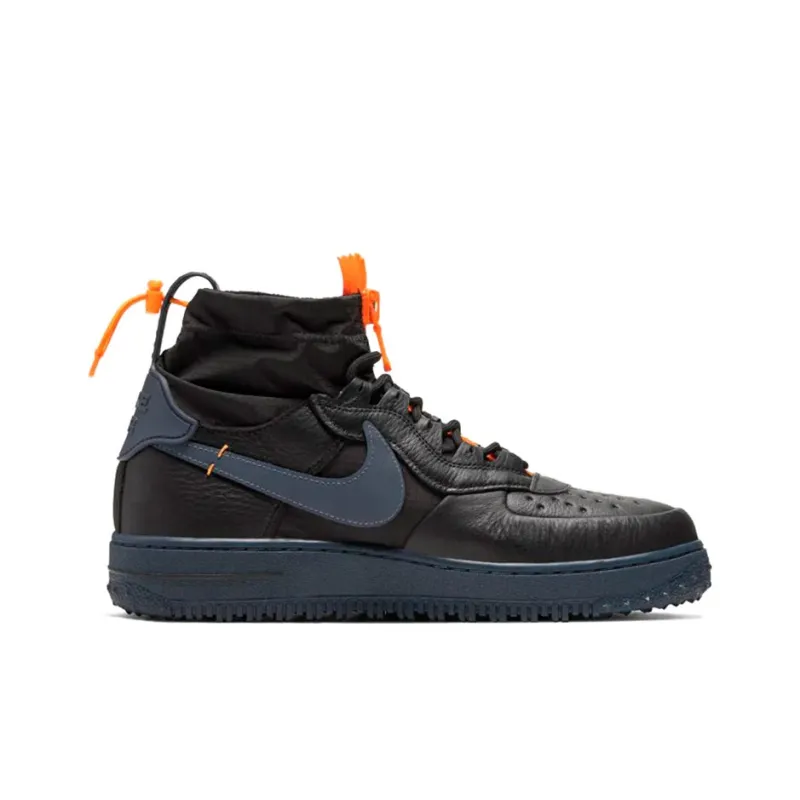 Nike Air Force 1 Winter Gore Tex Black Bright Ceramic Thunder Blue-1