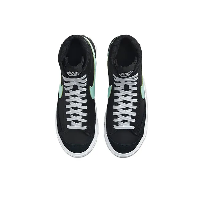 Nike Blazer Mid 77 Black White Mint Foam GS-3
