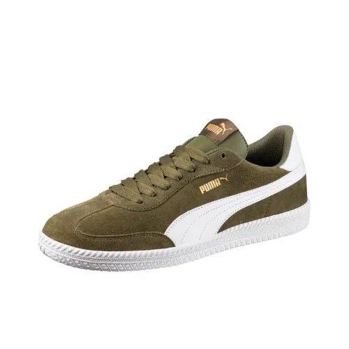 PUMA Astro Cup Skateboard Shoes Men Low-Top Army Green