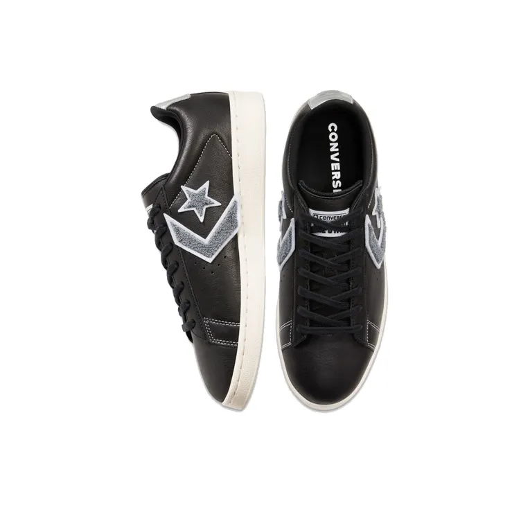 Converse Pro Leather Ox Black Silver-3