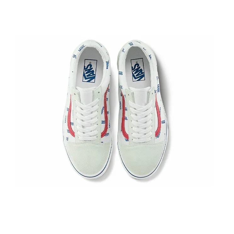 Vans Old Skool 'All Over Logo White'-2