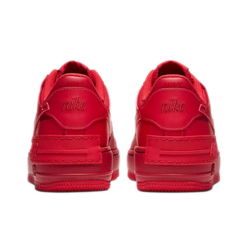 Nike Air Force 1 Low Shadow Triple Red Women's-4