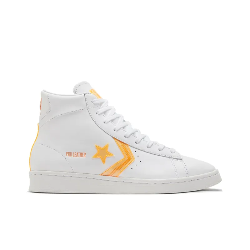 Converse Pro Leather Hi Hi Vis White Flash Orange-1