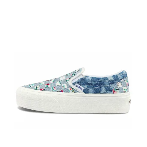 Vans Classic Slip-On Stackfoam Denim Weave Women's