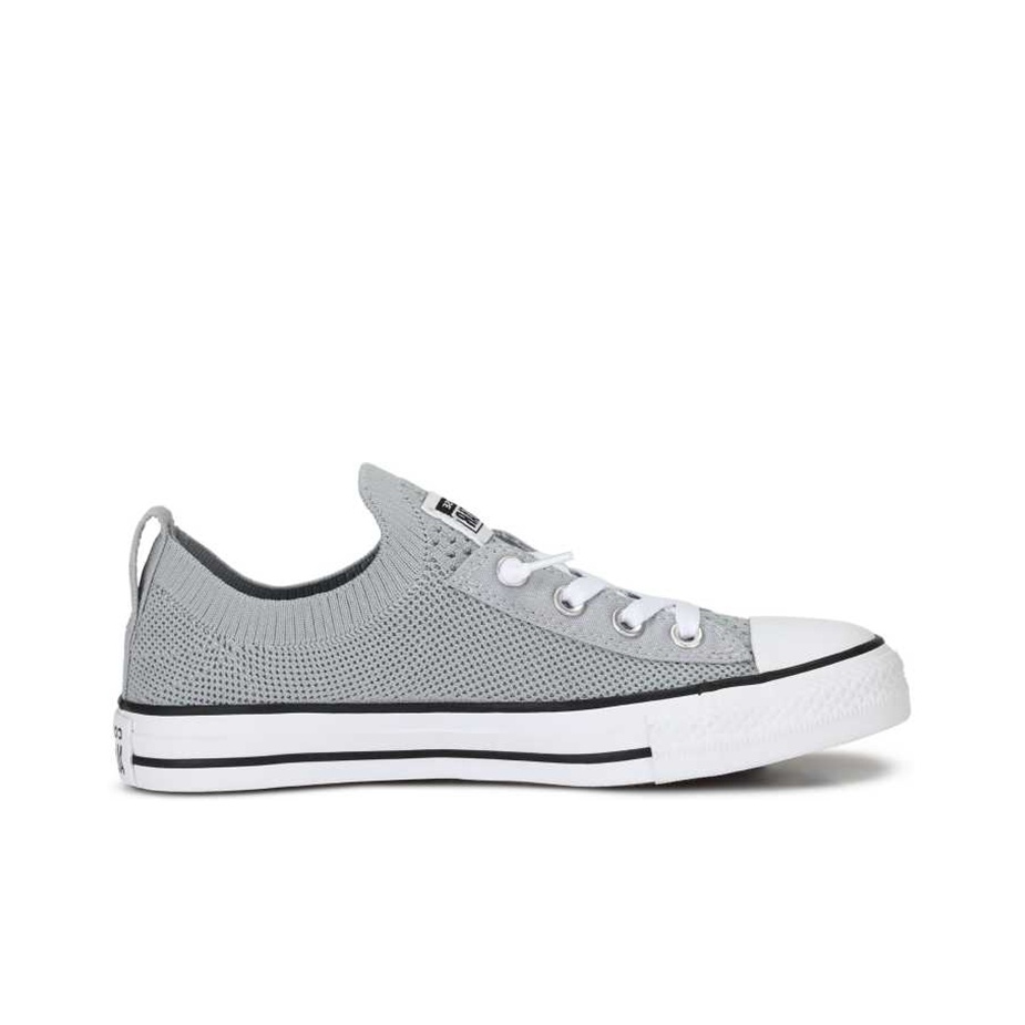 Chuck Taylor All Star Women s Converse Shoreline Knit Slip On Wolf Grey Women s POIZON