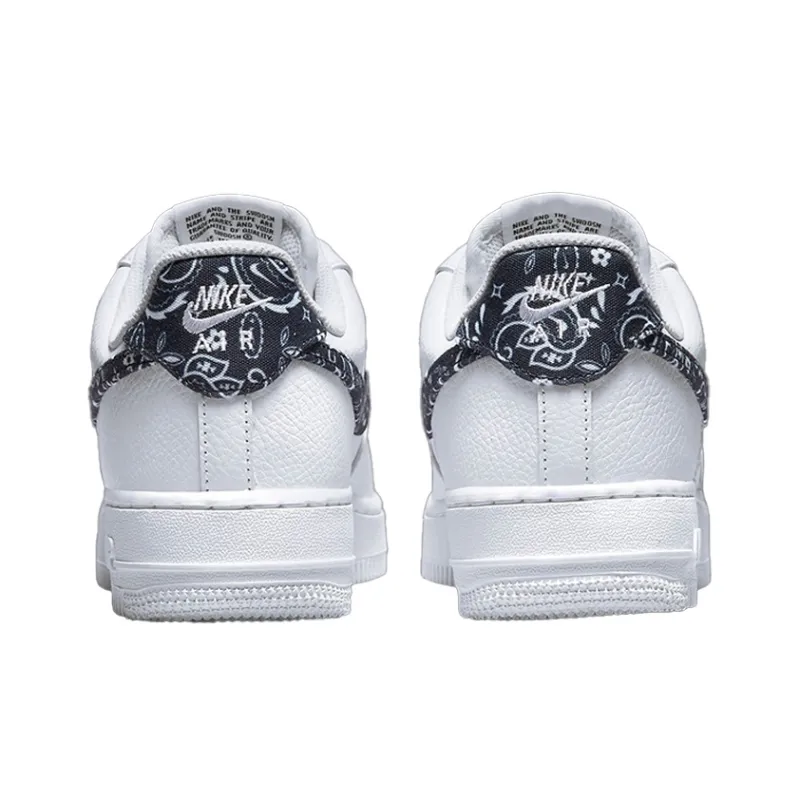 Nike Air Force 1 Low '07 Essential White Black Paisley Women's-4