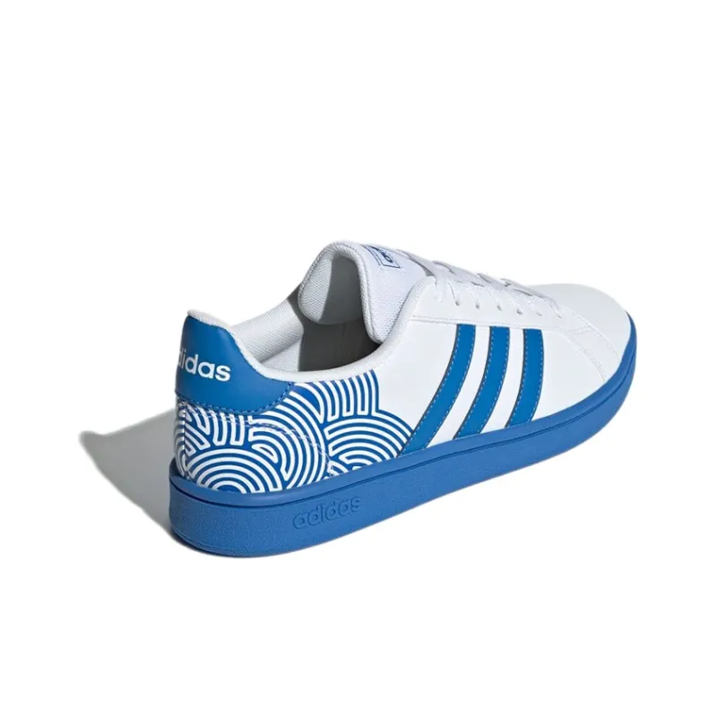 Adidas Grand Court Base 'White Blue'-3