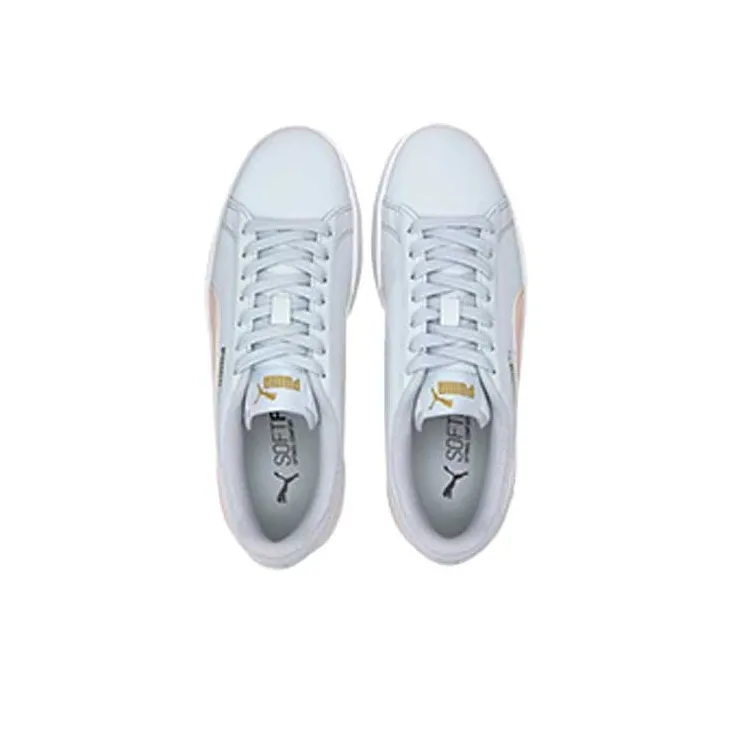 PUMA Smash V2 Buck Shoes Blue/Pink-2