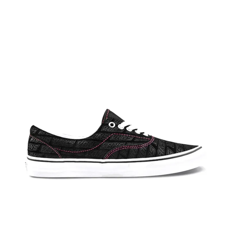 Vans Era Low Tops Casual Skateboarding Shoes Unisex Black Alphabet-1