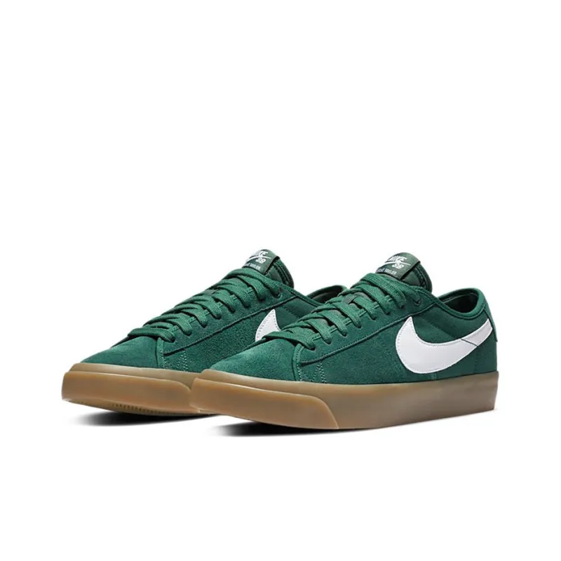 Nike Sb Blazer Low Gt Green Gum-2