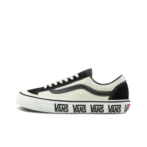 Vans Style 36 Skateboard Shoes Unisex Low-Top Black/White