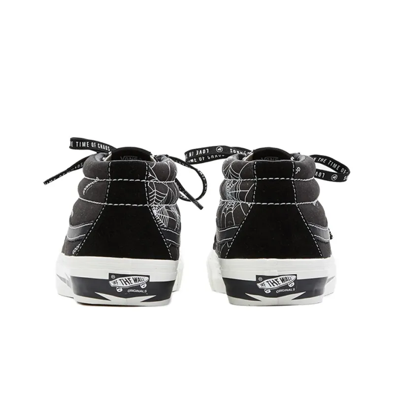 Vans Goodhood X Vault Og Sk8 Mid Lx Retro Sneakers 'Black White'-4