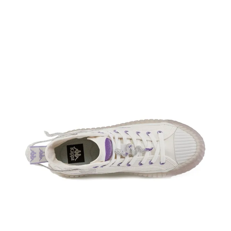 Kappa Artist Collaboration Slip Resistant Coverage High Top Skateboard Shoes Unisex White-3