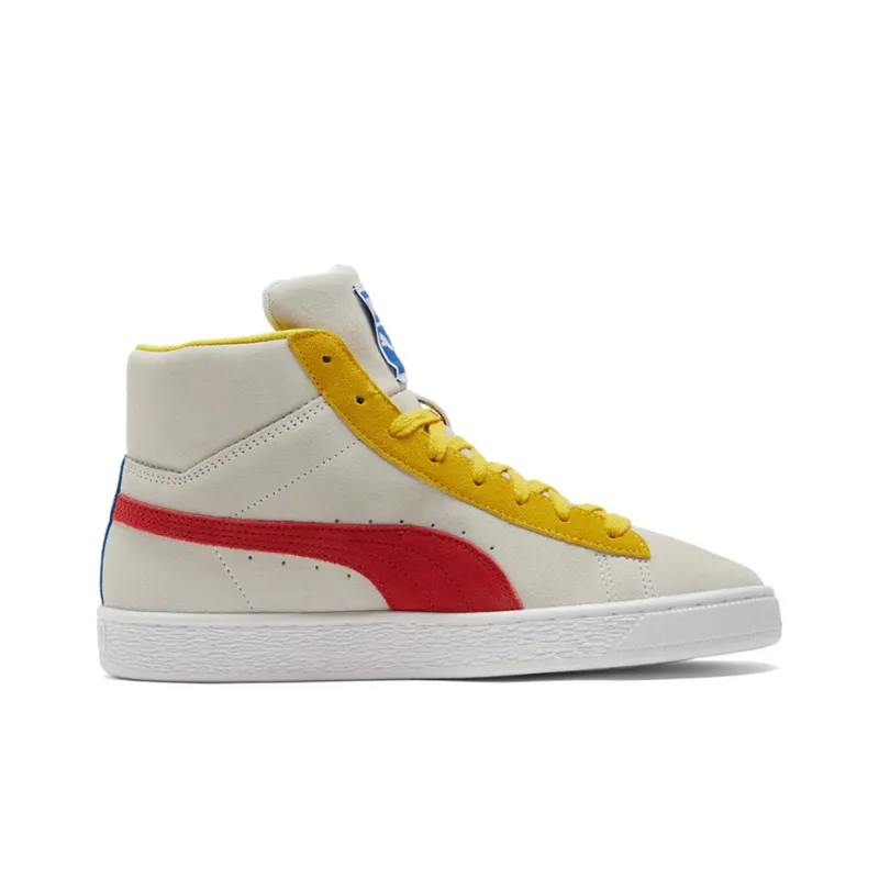 PUMA Suede Mid 21 'White Red Lemon'-1