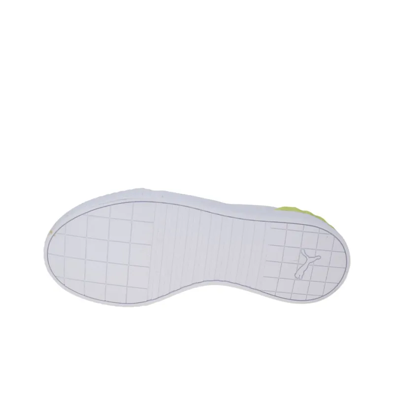 PUMA Carina Lift Lightweight And Wear-resistant Low-Top Skateboard Shoes Women's White Black-4