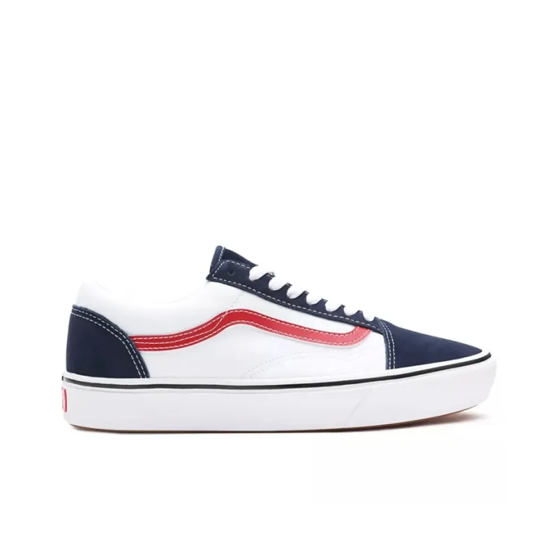 Vans Tri tone Comfycush Old Skool 'White Red Blue'-1