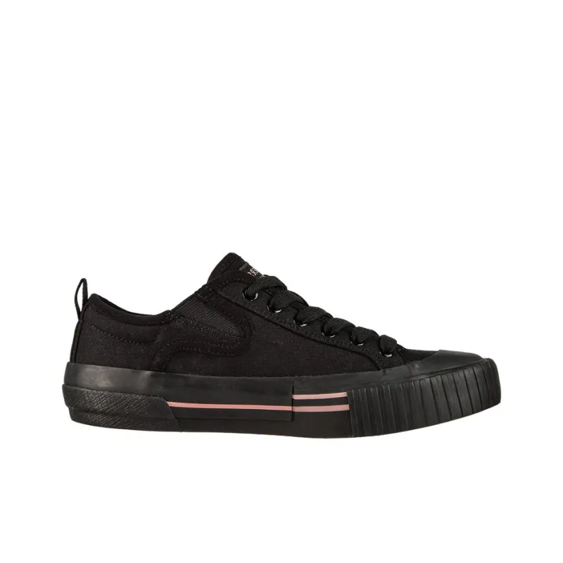 Skechers New Moon Total Eclipse Slip-Resistant Low-Top Skateboard Shoes Women's Black-1