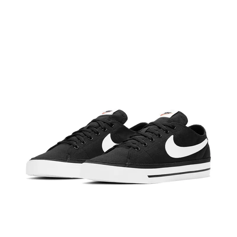 Nike Court Legacy Canvas Black White-2