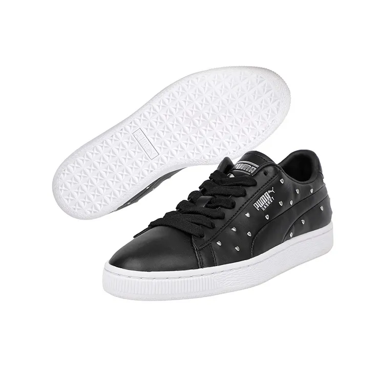 PUMA Basket Studs 'Black' Women's-4
