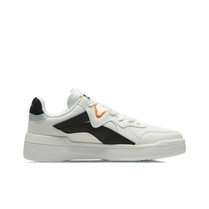 LiNing Wave Superwave Lite Anti-Slip Wear-Resistant Low-Top Skateboard Shoes Beige White Black-1