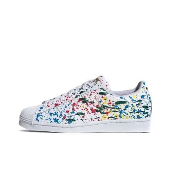 Adidas Originals Superstar Splashes Splatter And Drips White