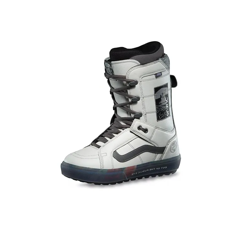 Vans Public Hi Standard Og Snowboard Boots Skate Shoes Grey Gray-0