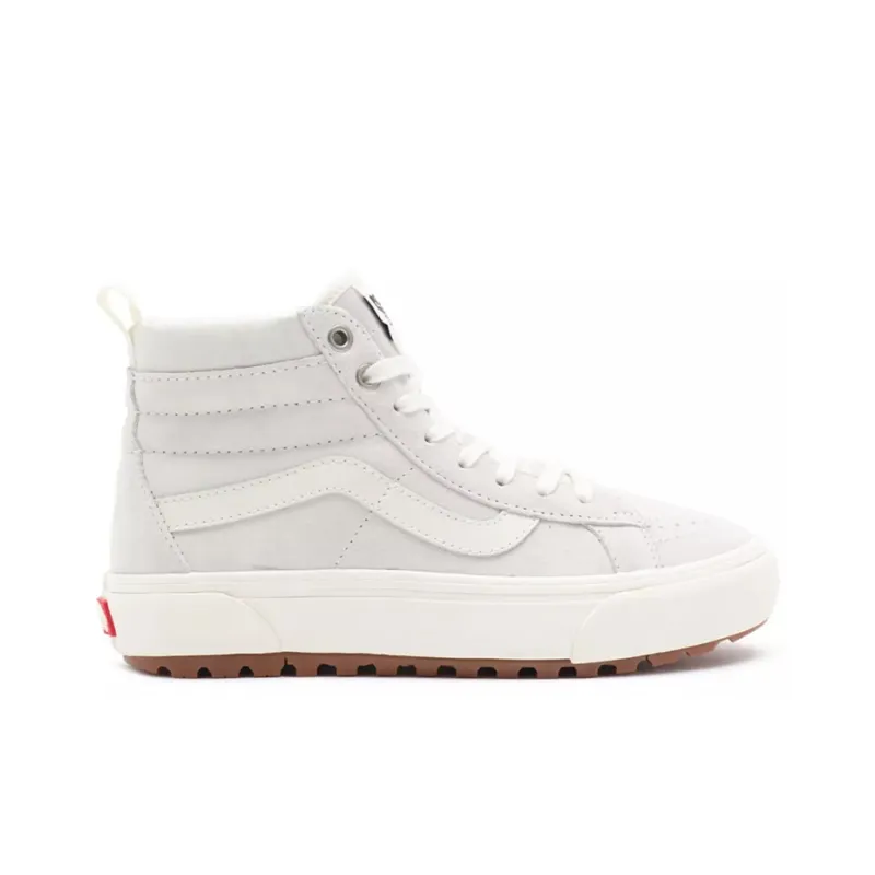 Vans Unisex SK8 HI High Top Sneakers White-1