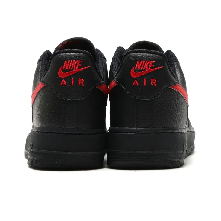 Nike Air Force 1 Low Black University Red-3