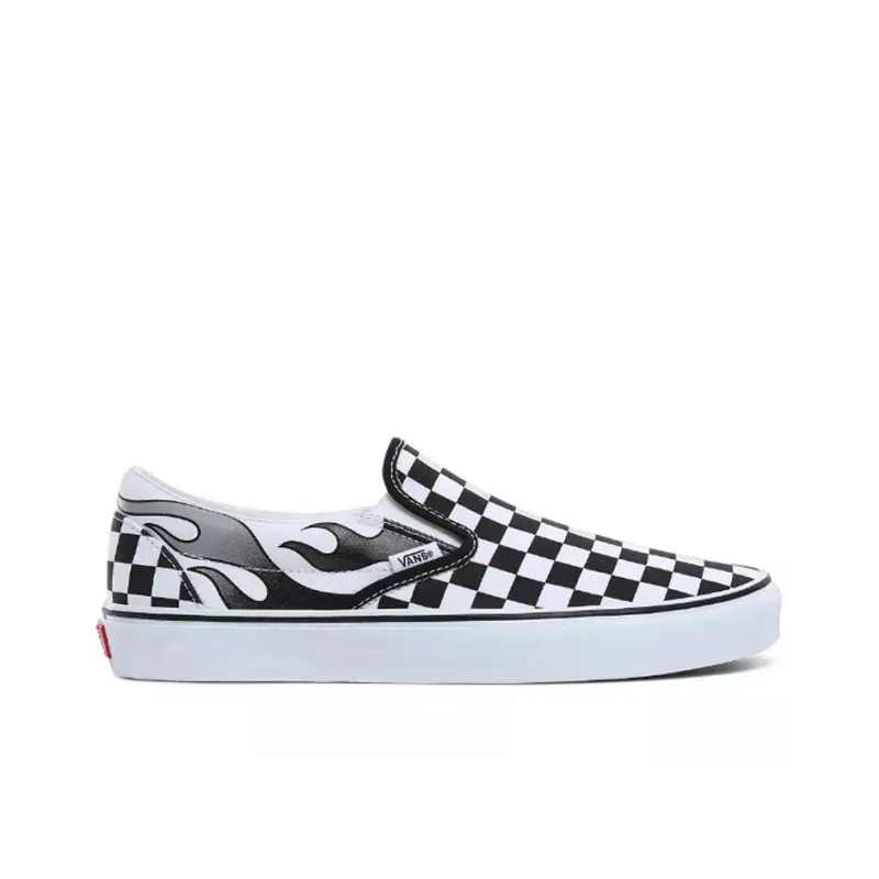 Vans Classic Slip On 'Black True White'-1