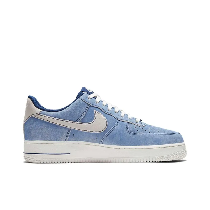 Nike Air Force 1 Low Dusty Blue Suede-1