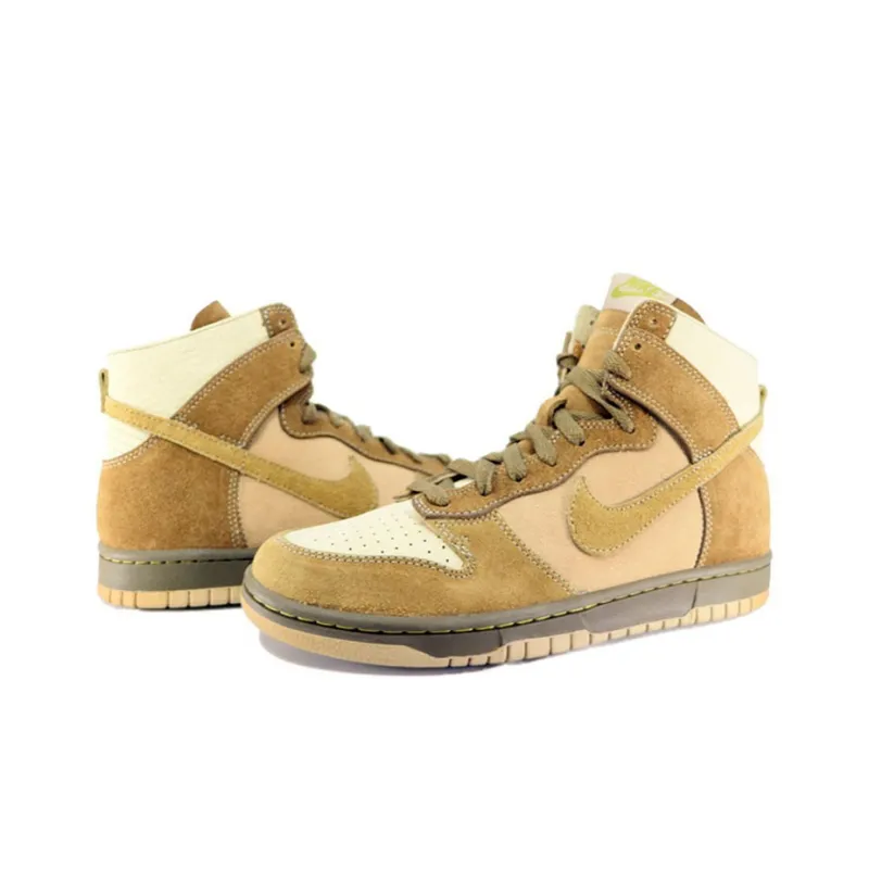 Nike Dunk High No Liner Wheat-2