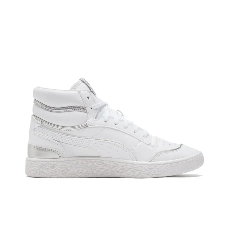 PUMA Ralph Sampson Mid Metal 'White Silver' Women's-1