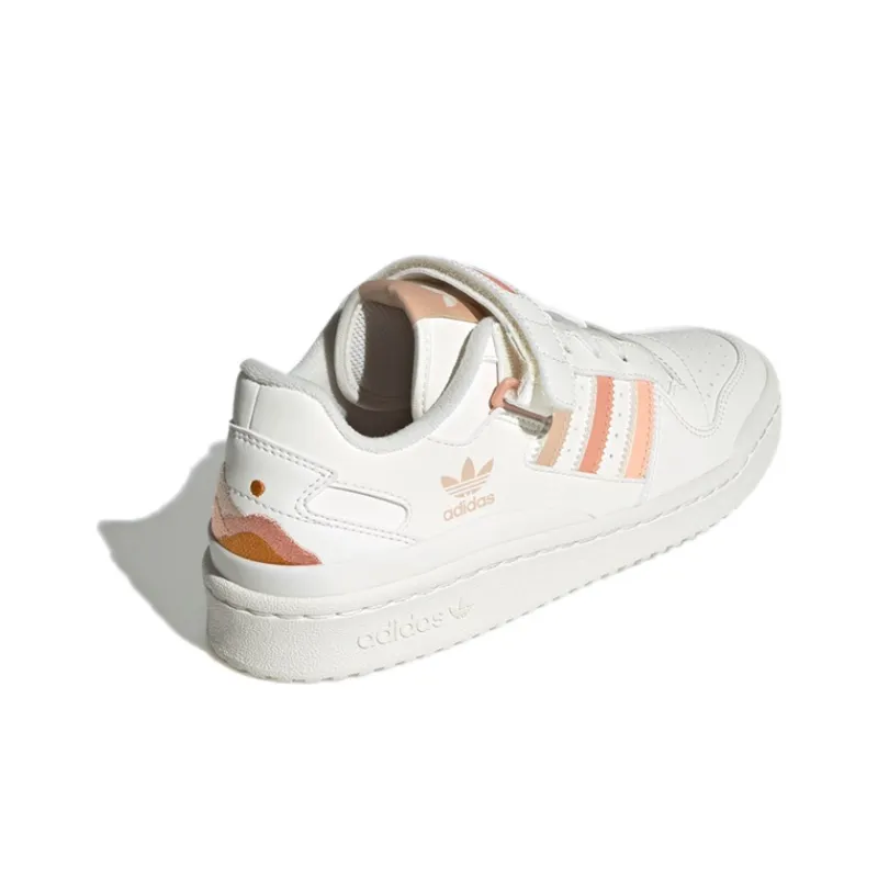 Adidas Forum Low White Light Brown Dark Brown Women's-3