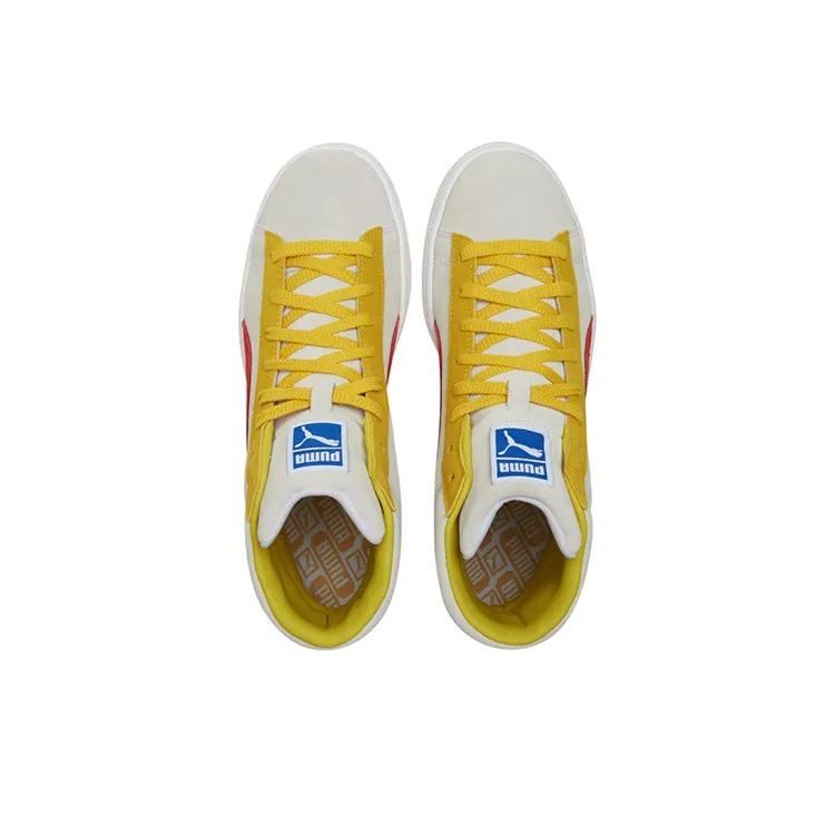 PUMA Suede Mid 21 'White Red Lemon'-2