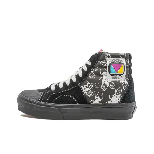 Vans Skateboard Shoes Unisex High-Top Black/Grey