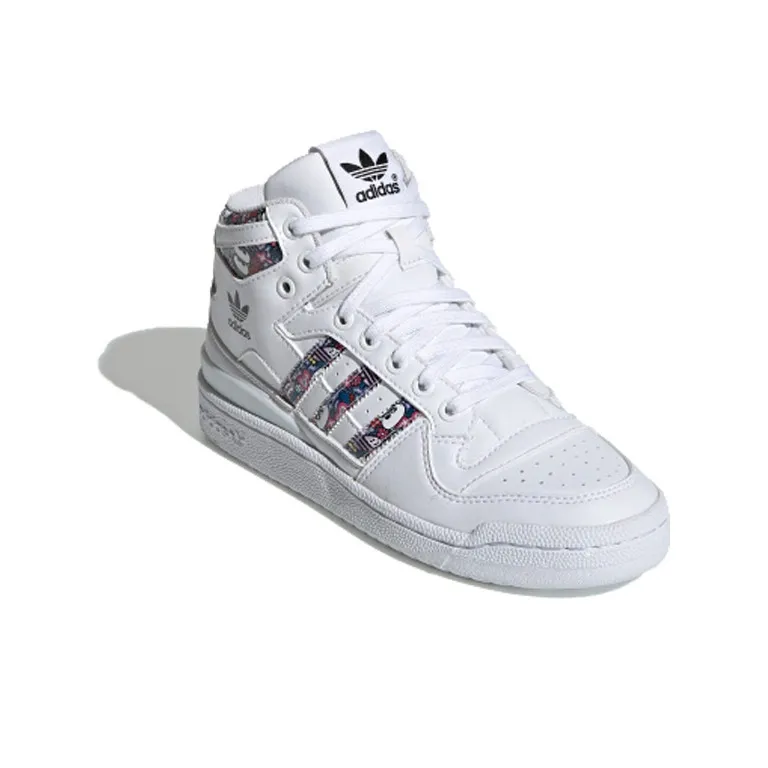 adidas originals Forum Mid White Floral Women's-1