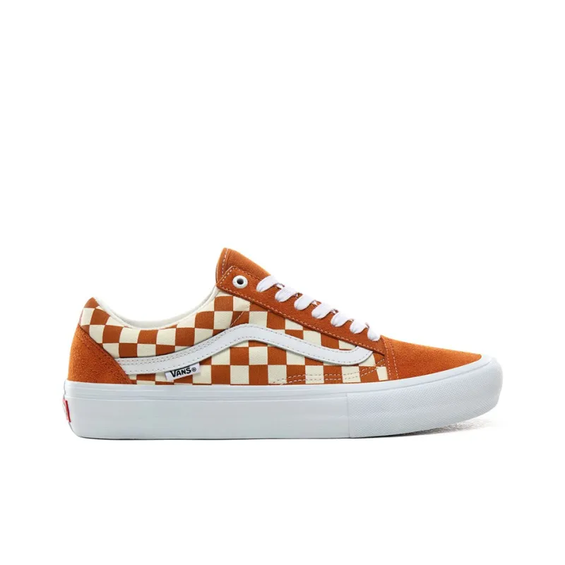 Vans Old Skool Pro 'Golden Oak Checkerboard'-1