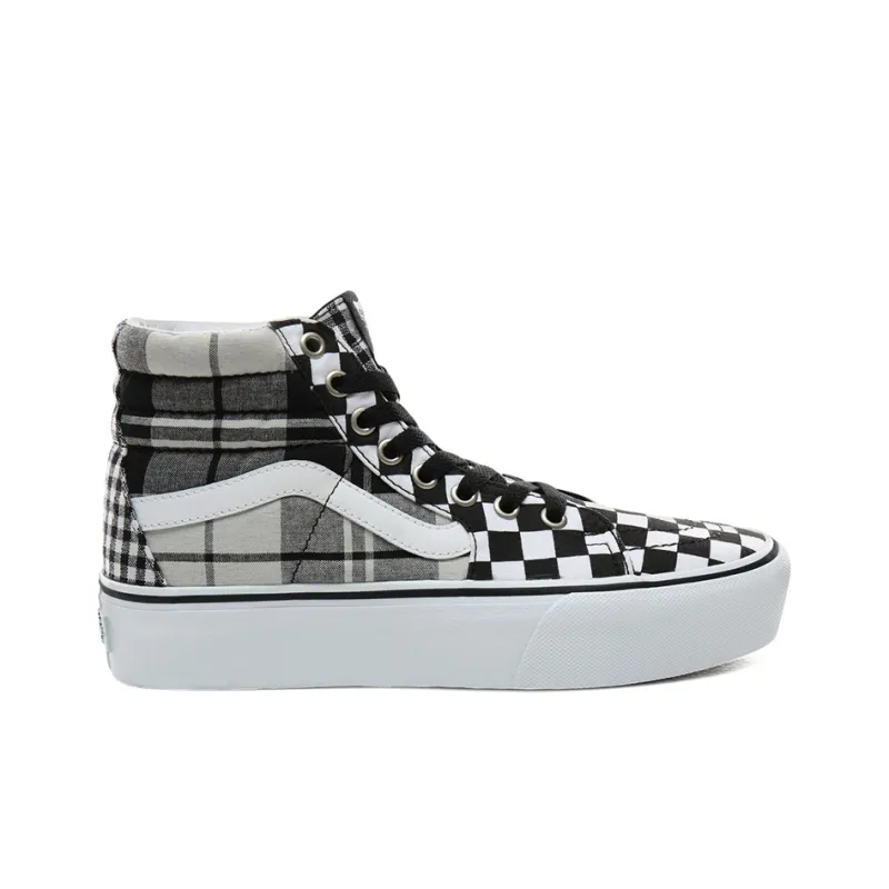 Sk8 Vans Hi Platform 'Plaid Checkerboard'-1