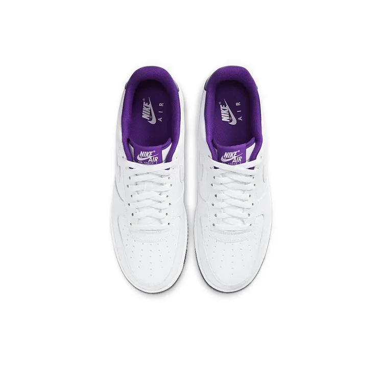 Nike Air Force 1 Low '07 White Voltage Purple Men's-3