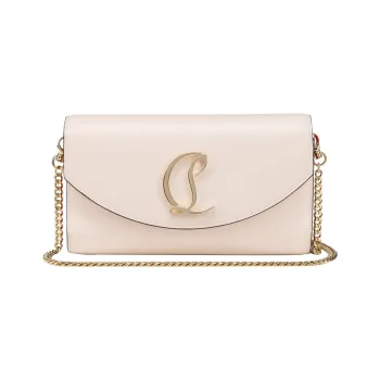 Christian Louboutin Loubi54 Logo Plaque Wallet