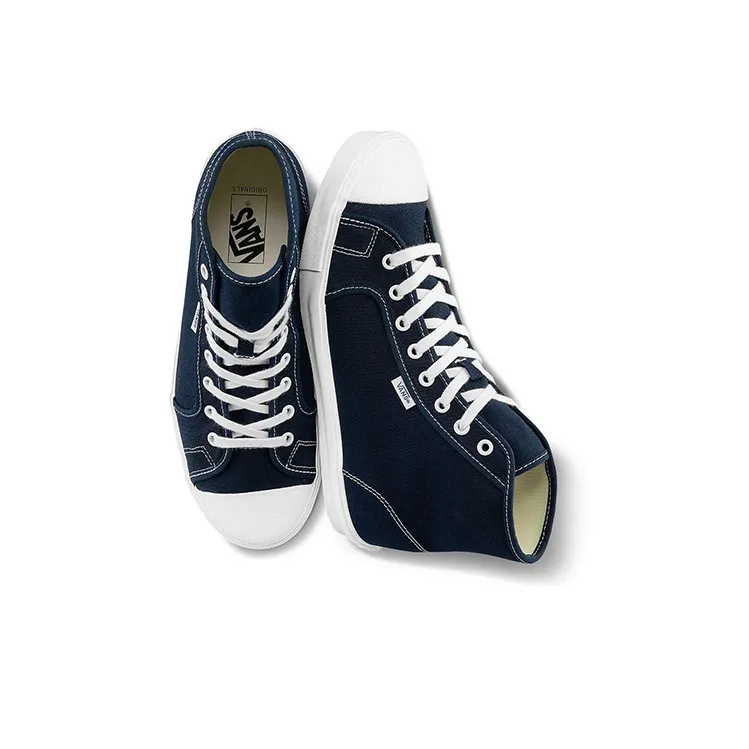 Vans Unisex Og Style 23 Lx High Top Canvas Shoe Blue-2