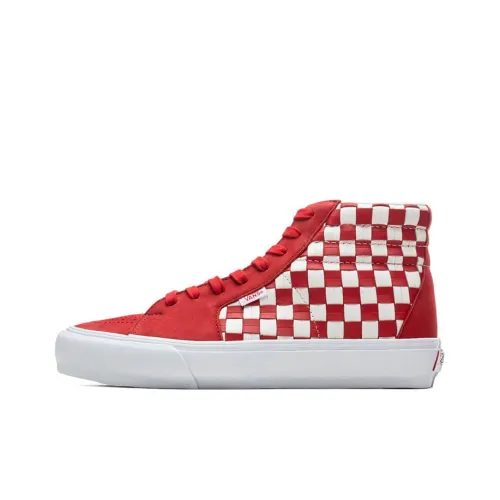 Vans Style 38 'Leather Woven - Red Blanc'