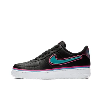Nike Air Force 1 Low Sport Nba Black Blue Gale Laser Fuchsia