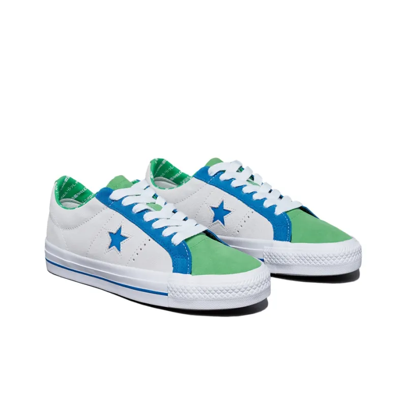 Converse Unisex One Star Pro Sneakers White/Blue-2
