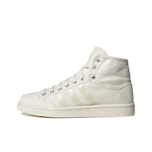 Adidas Originals Americana Skateboard Shoes Men Mid-Top Off White