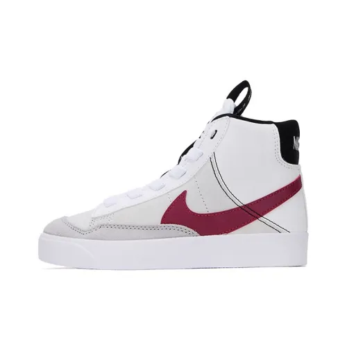 Nike Blazer Skateboard Shoes Women's Mid-Top White/Lantana Brown/Black/Top White