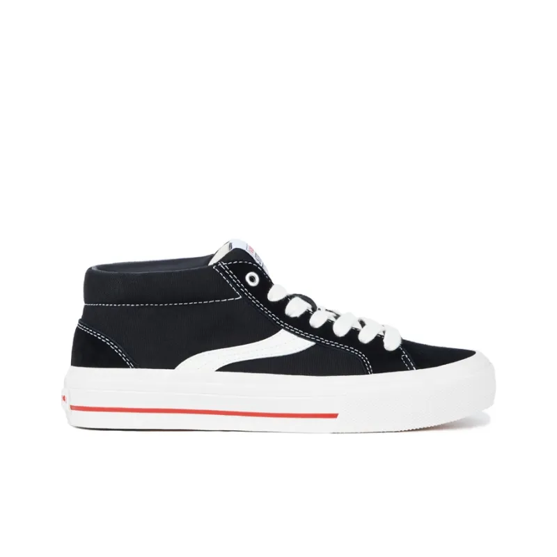 Odd CIRKUS x Vision Street Wear Slip Resistant Shock Absorbers Mid Top Skateboard Shoes Unisex Black-1